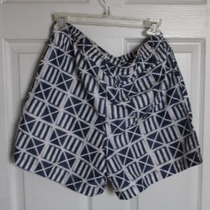 Mahi Gold Nautical Flag Print Swim Trunks